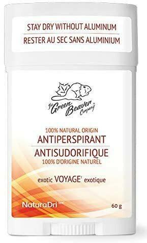 Green Beaver Aluminum-Free Antiperspirant (Voyage) 60 Grams - Nutrition Plus