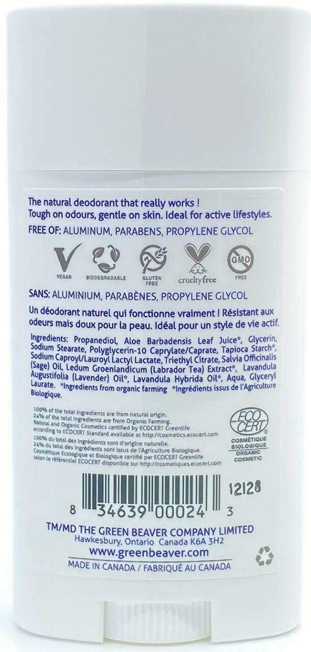 Green Beaver Aluminum-Free Deodorants (Lavender) - Nutrition Plus