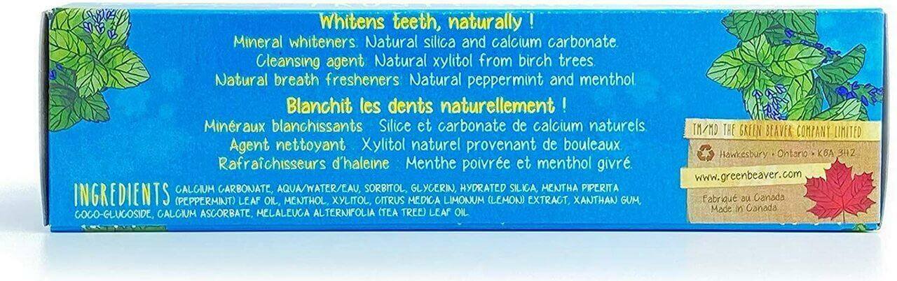 Green Beaver Fluoride free Natural Toothpaste Frosty Mint - Nutrition Plus