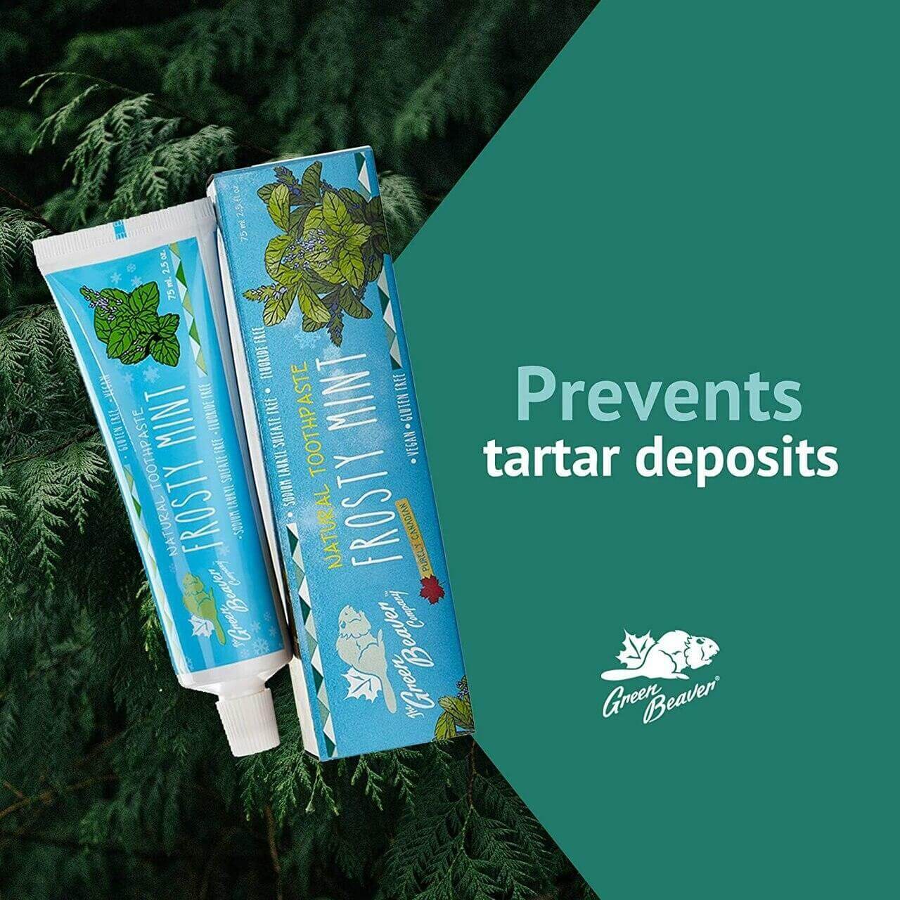 Green Beaver Fluoride free Natural Toothpaste Frosty Mint - Nutrition Plus