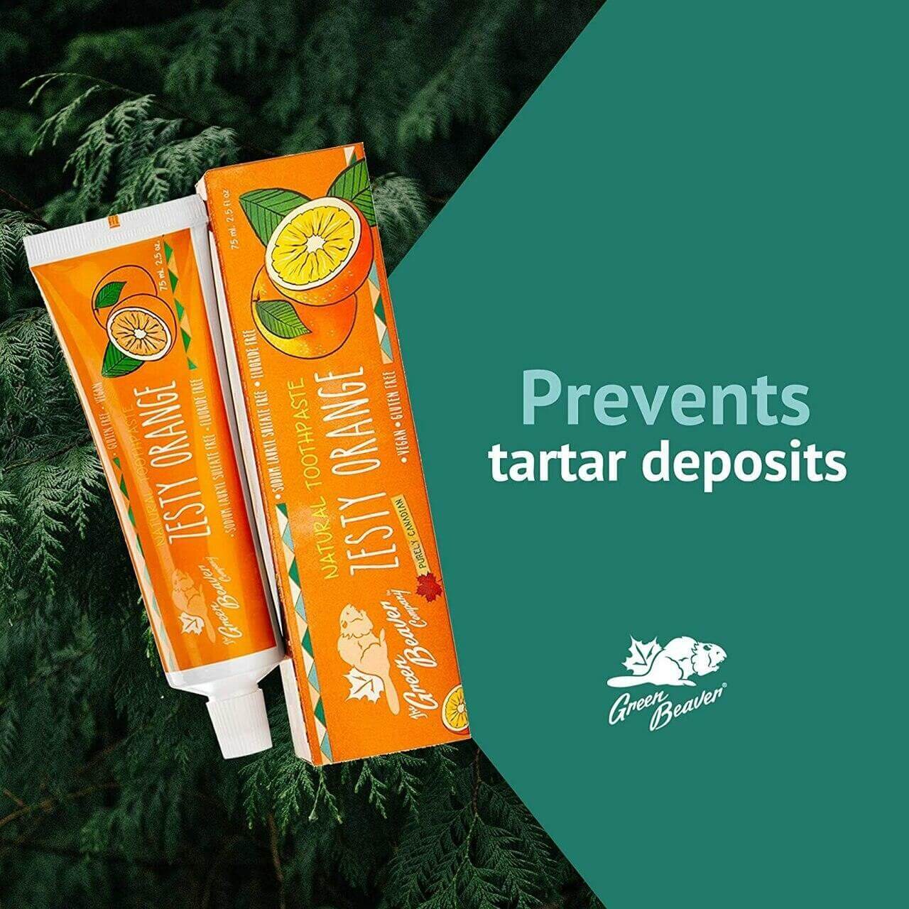 Green Beaver Fluoride free Natural Toothpaste Zesty Orange - Nutrition Plus