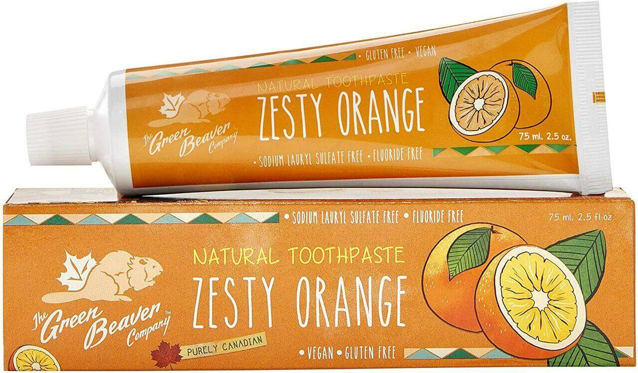 Green Beaver Fluoride free Natural Toothpaste Zesty Orange - Nutrition Plus