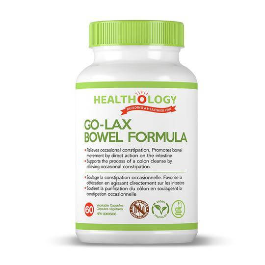Healthology Go-Lax Bowel Formula 60 V-Caps - Nutrition Plus