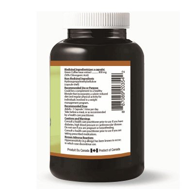 Herbal Slim Green Coffee Bean 800mg 45 Veg Capsules - Nutrition Plus
