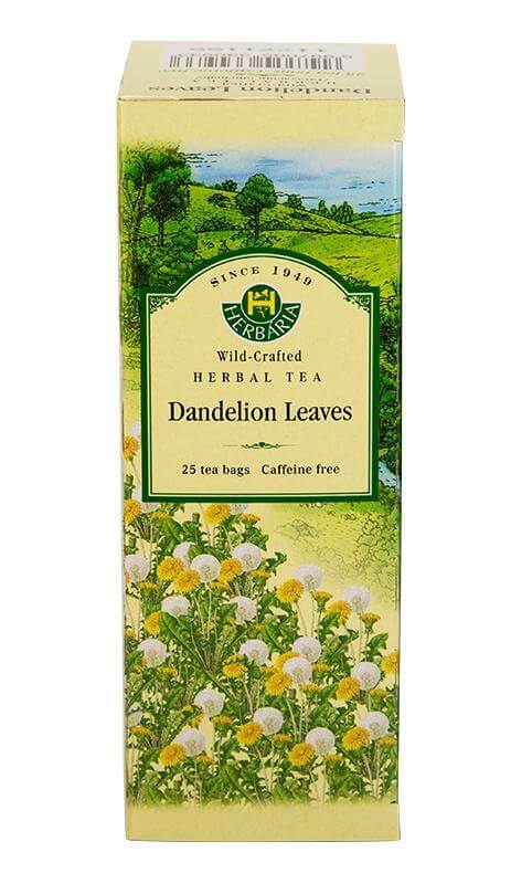 Herbaria Dandelion Leaves Tea (Taraxacum Officinale) 25 Tea Bags - Nutrition Plus