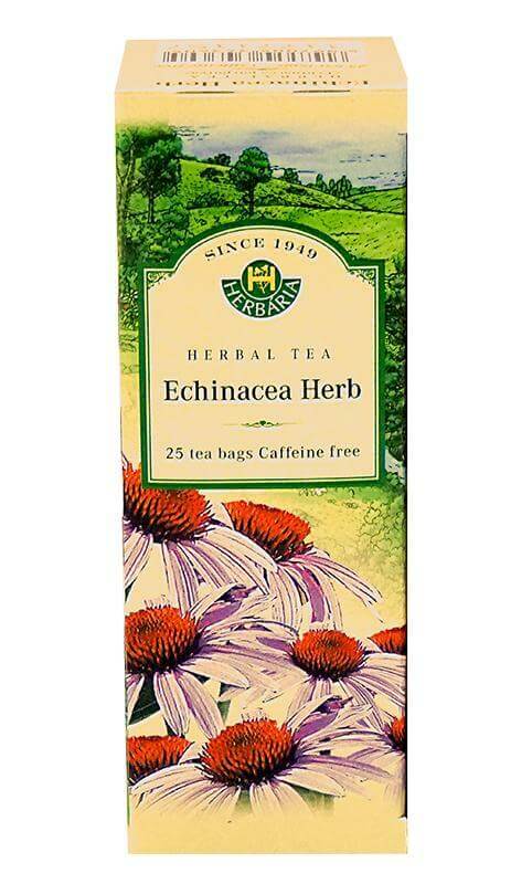 Herbaria Echinacea Tea (Echinacea Angustifolia) 25 Tea Bags - Nutrition Plus