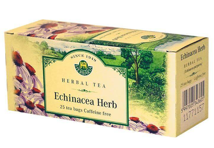 Herbaria Echinacea Tea (Echinacea Angustifolia) 25 Tea Bags - Nutrition Plus