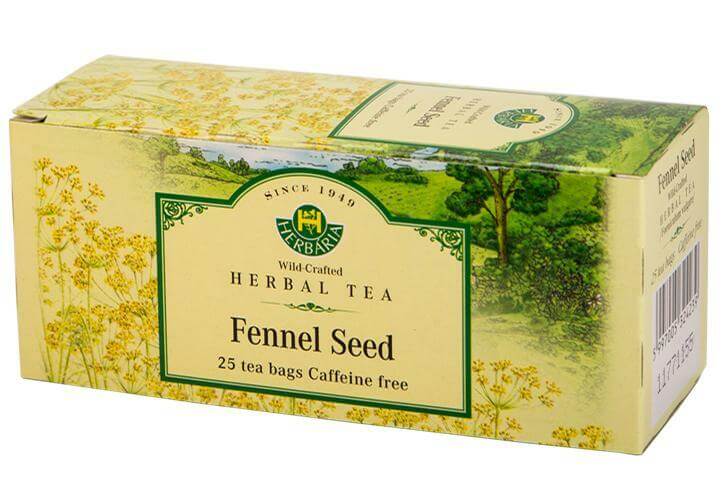 Herbaria Fennel Tea 25 Tea Bags - Nutrition Plus