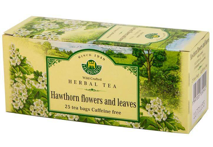 Herbaria Hawthorn Flowers & Leaves Tea (Crataegus Oxyacantha) 25 Tea Bags - Nutrition Plus