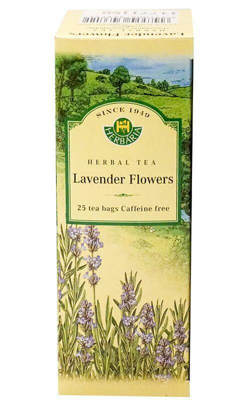 Herbaria Lavender Tea 25 Tea Bags - Nutrition Plus