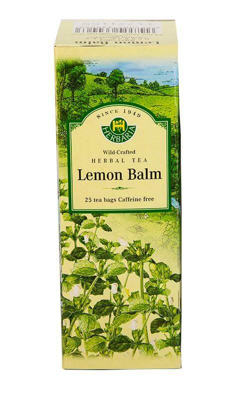 Herbaria Lemon Balm Tea 25 Tea Bags - Nutrition Plus