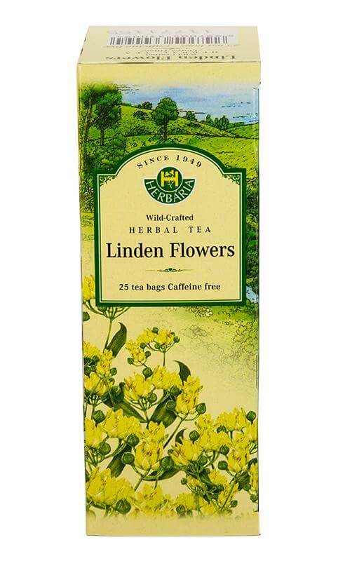 Herbaria Linden Flowers Tea (Flores Tiliae) 25 Tea Bags - Nutrition Plus