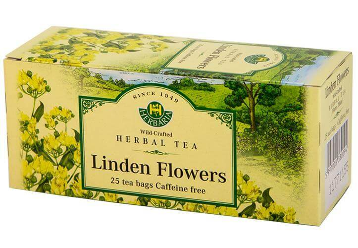 Herbaria Linden Flowers Tea (Flores Tiliae) 25 Tea Bags - Nutrition Plus