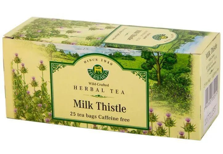 Herbaria Milk Thistle Tea (Cardus Marianus) 25 Tea Bags - Nutrition Plus