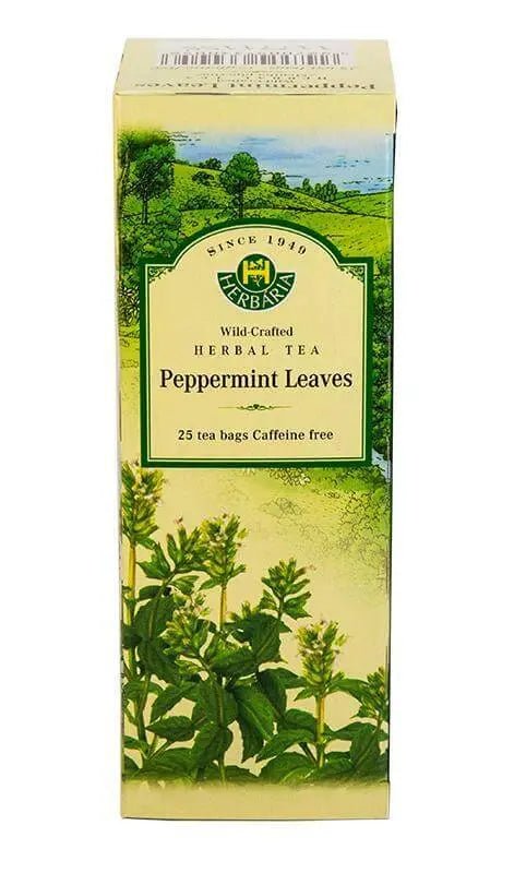 Herbaria Peppermint Tea (Mentha Piperita) 25 Tea Bags - Nutrition Plus