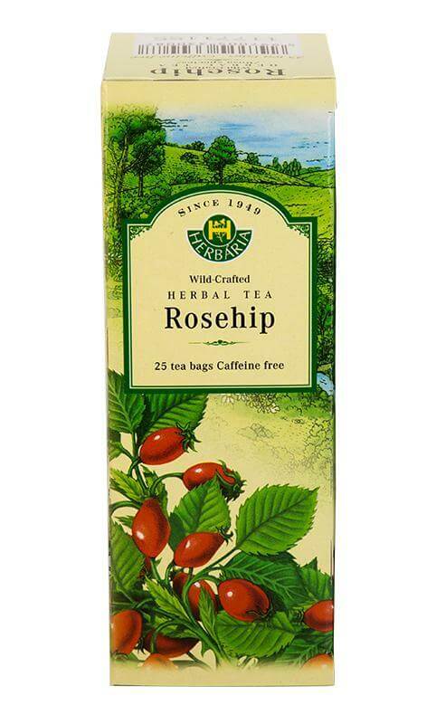 Herbaria Rosehip Tea (Rosa Species) 25 Tea Bags - Nutrition Plus