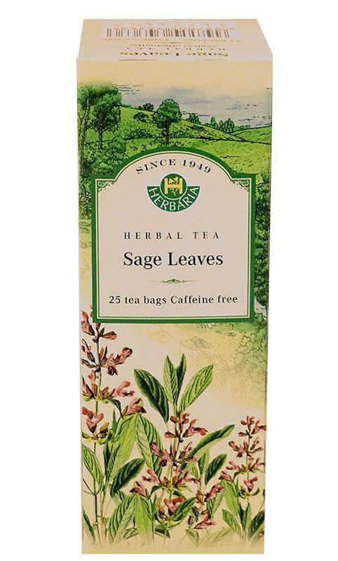 Herbaria Sage Tea (Salvia Officinalis) 25 Tea Bags - Nutrition Plus