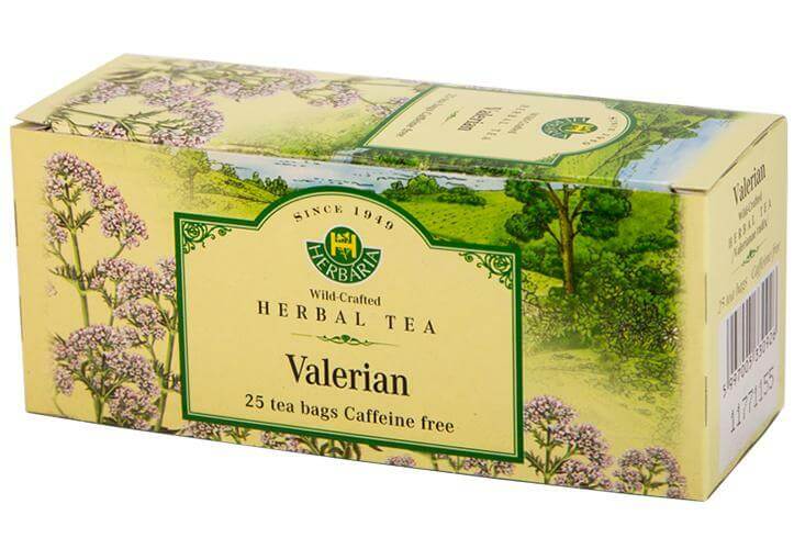 Herbaria Valerian Tea (Valerianae Radix) 25 Tea Bags - Nutrition Plus