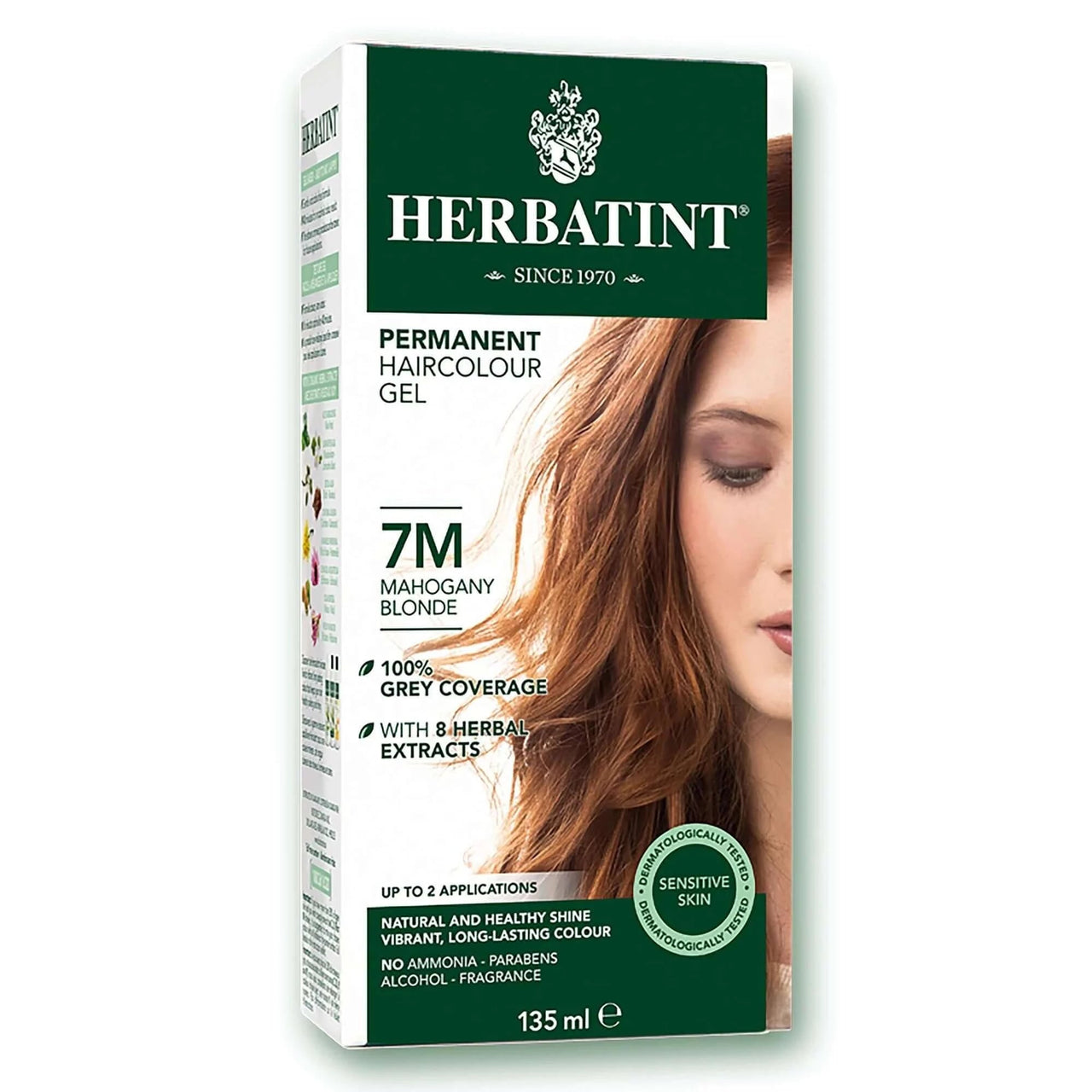 Herbatint 7M Mahogany Blonde Permanent Haircolour Gel 135mL - Nutrition Plus