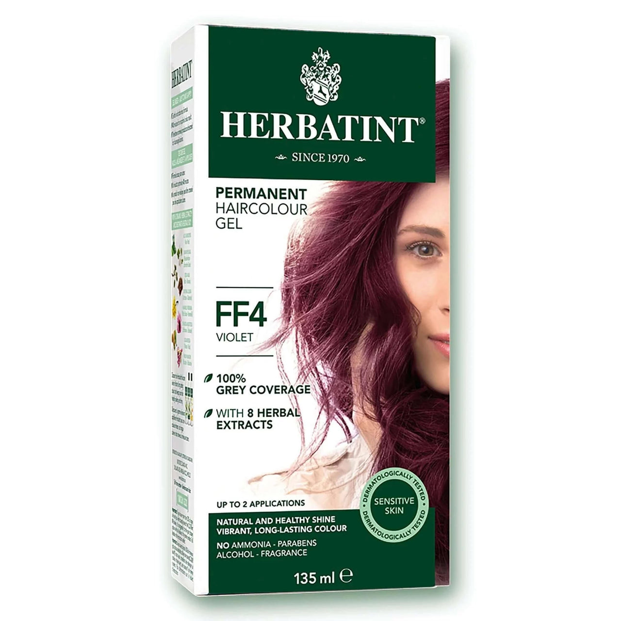 Herbatint FF4 Violet Permanent Haircolour Gel 135mL - Nutrition Plus