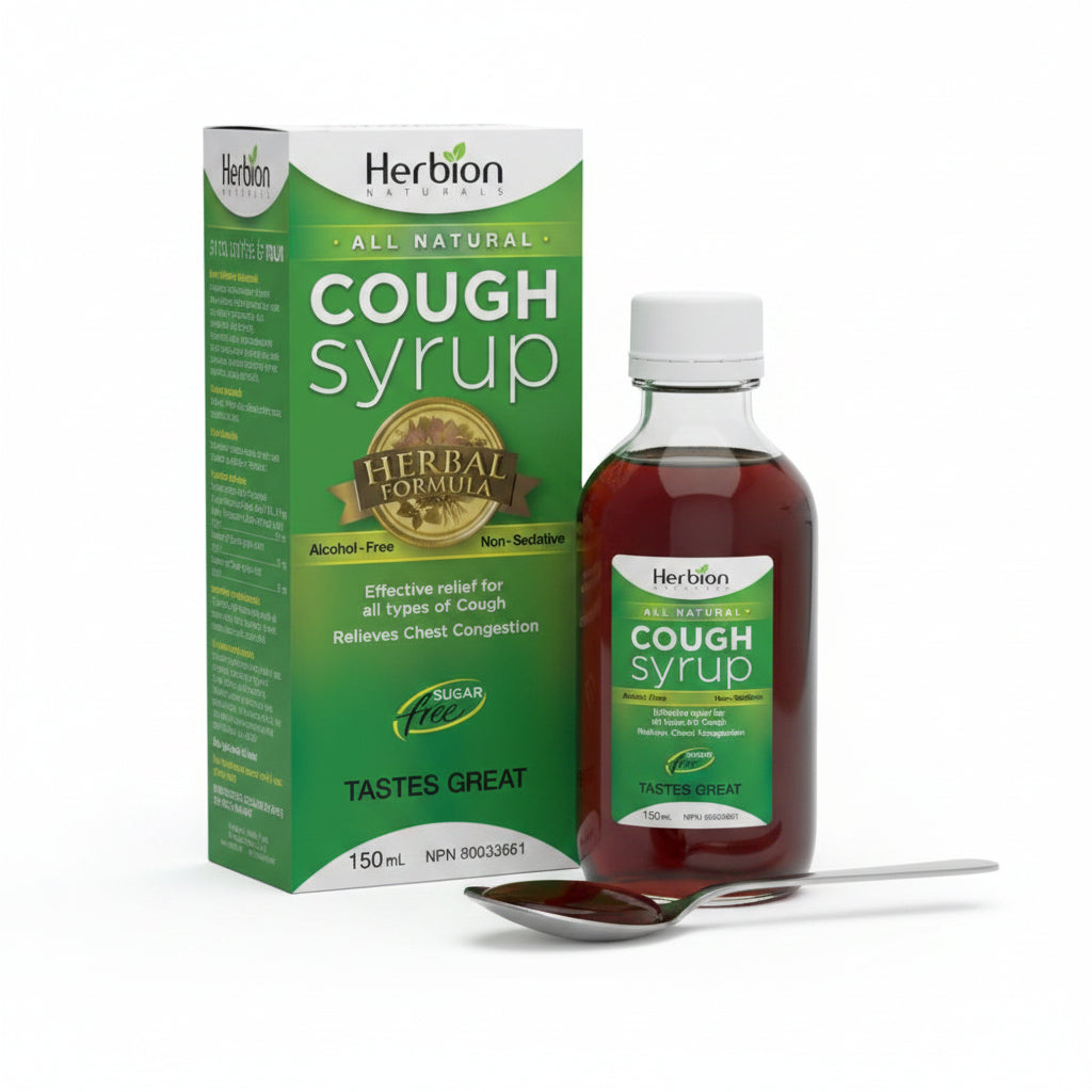 Herbion All Natural Cough Syrup 150mL - Nutrition Plus