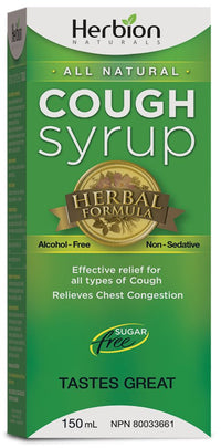 Thumbnail for Herbion All Natural Cough Syrup 150mL - Nutrition Plus