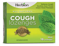 Thumbnail for Herbion Cough Lozenges , Mint 18 Lozenges - Nutrition Plus
