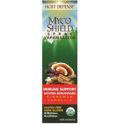 Hot Defense Mushrooms MycoShield Cinnamon Spray - Nutrition Plus