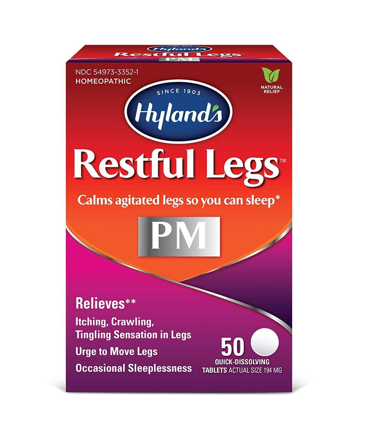 Hyland's Restful Legs PM 50 Quick Dissolving Tablets - Nutrition Plus