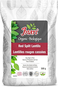 Thumbnail for Inari Organic Red Split Lentils 500 Grams - Nutrition Plus