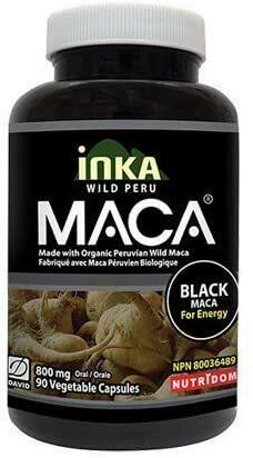 Inka Wild Peru Organic Black Maca 90 Vegetable Capsules