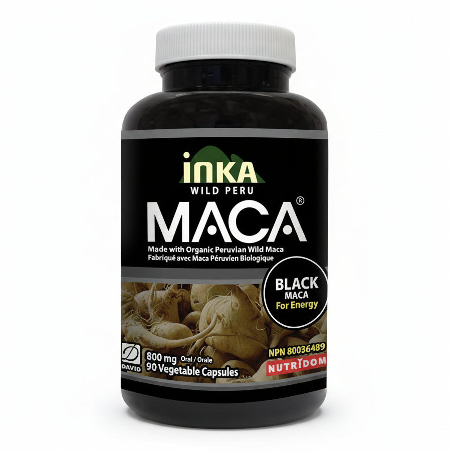 Inka Wild Peru - Organic Black Maca 90 Vegetable Capsules - Nutrition Plus
