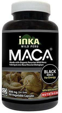 Thumbnail for Inka Wild Peru - Organic Black Maca 90 Vegetable Capsules - Nutrition Plus