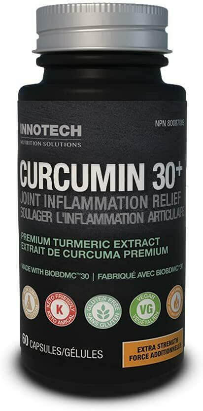 Innotech Nutrition Curcumin 30+ Joint Inflammation Relief 60 Capsules - Nutrition Plus