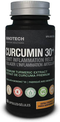 Thumbnail for Innotech Nutrition Curcumin 30+ Joint Inflammation Relief 60 Capsules - Nutrition Plus