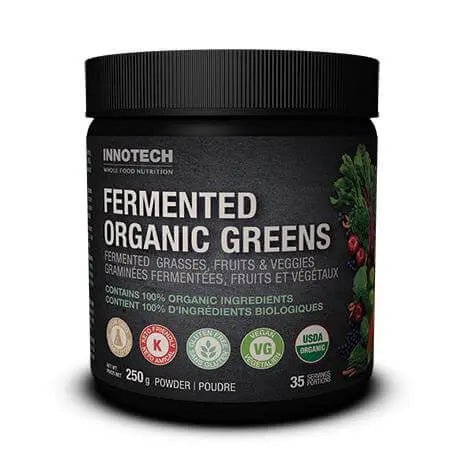 Innotech Nutrition Fermented Organic Greens 250 Grams - Nutrition Plus