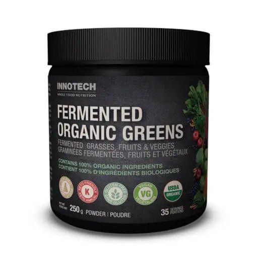 Innotech Nutrition Fermented Organic Greens 250 Grams - Nutrition Plus