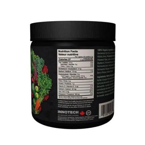 Innotech Nutrition Fermented Organic Greens 250 Grams - Nutrition Plus