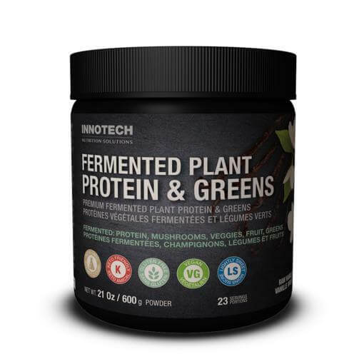 Innotech Nutrition Fermented Plant Protein & Greens, 600 Grams - Nutrition Plus