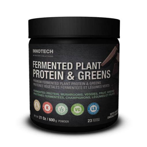 Innotech Nutrition Fermented Plant Protein & Greens, 600 Grams - Nutrition Plus