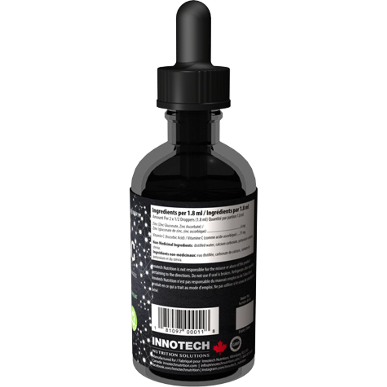 Innotech Nutrition Liquid Ionic Zinc 60mL - Nutrition Plus