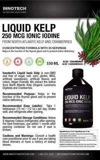 Thumbnail for Innotech Nutrition Liquid Kelp 530 mL – Natural Source of Iodine - Nutrition Plus