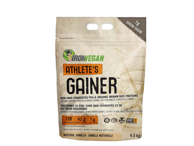 Iron Vegan Athlete's Gainer - Natural Vanilla 4.5 kg - Nutrition Plus