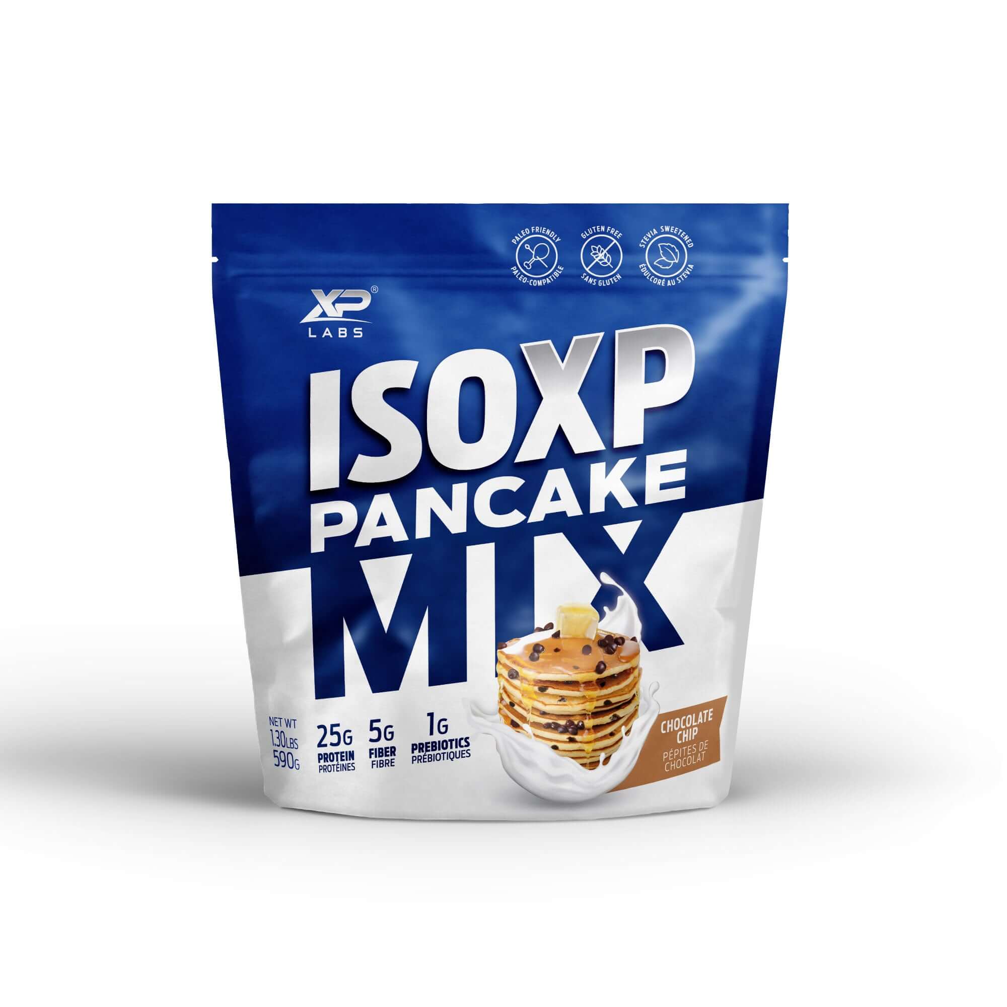 ISO XP Prebiotic Pancake Mix -Chocolate Chips 500 Grams - Nutrition Plus