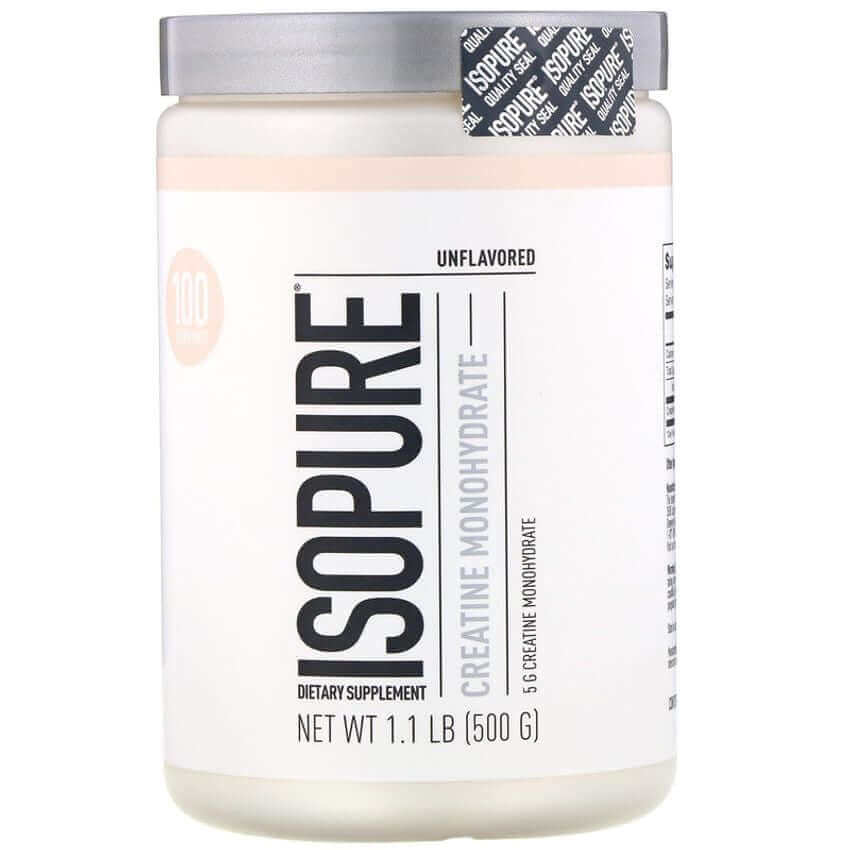 Isopure Creatine Monohydrate - Unflavoured 500 Grams - Nutrition Plus