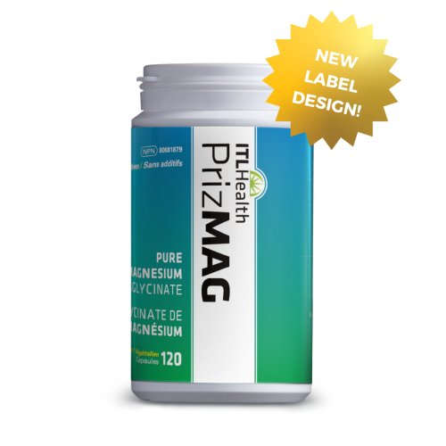 ITLHealth PrizMAG Pure Magnesium Bisglycinate 120 Veg Capsules - Nutrition Plus