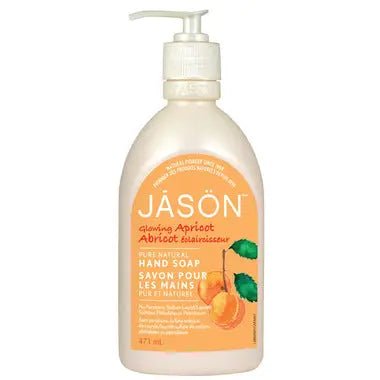 Jason Glowing Apricot Hand Soap 473mL - Nutrition Plus