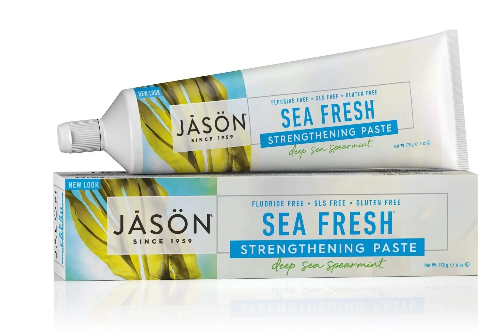 Jason Sea Fresh® Strengthening ToothPaste Deep Sea Spearmint 170 Grams - Nutrition Plus