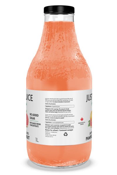 Just Juice 100% Pure Grapefruit Juice 1 Litre - Nutrition Plus