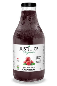 Thumbnail for Just Juice 100% Pure Organic Cranberry Juice 1 Litre - Nutrition Plus